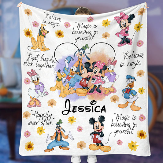 Magical Moments - Personalized Mouse Blanket
