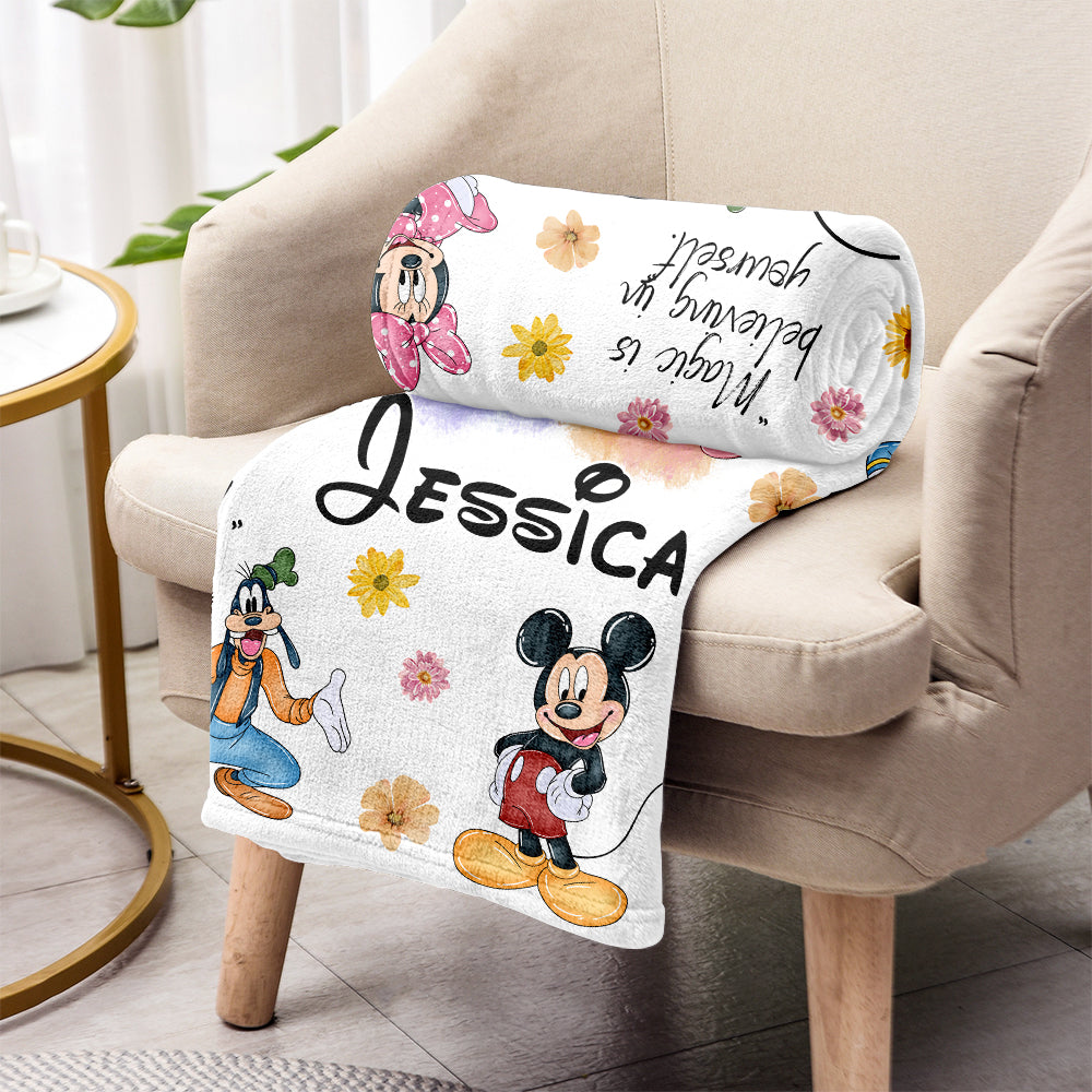 Magical Moments - Personalized Mouse Blanket