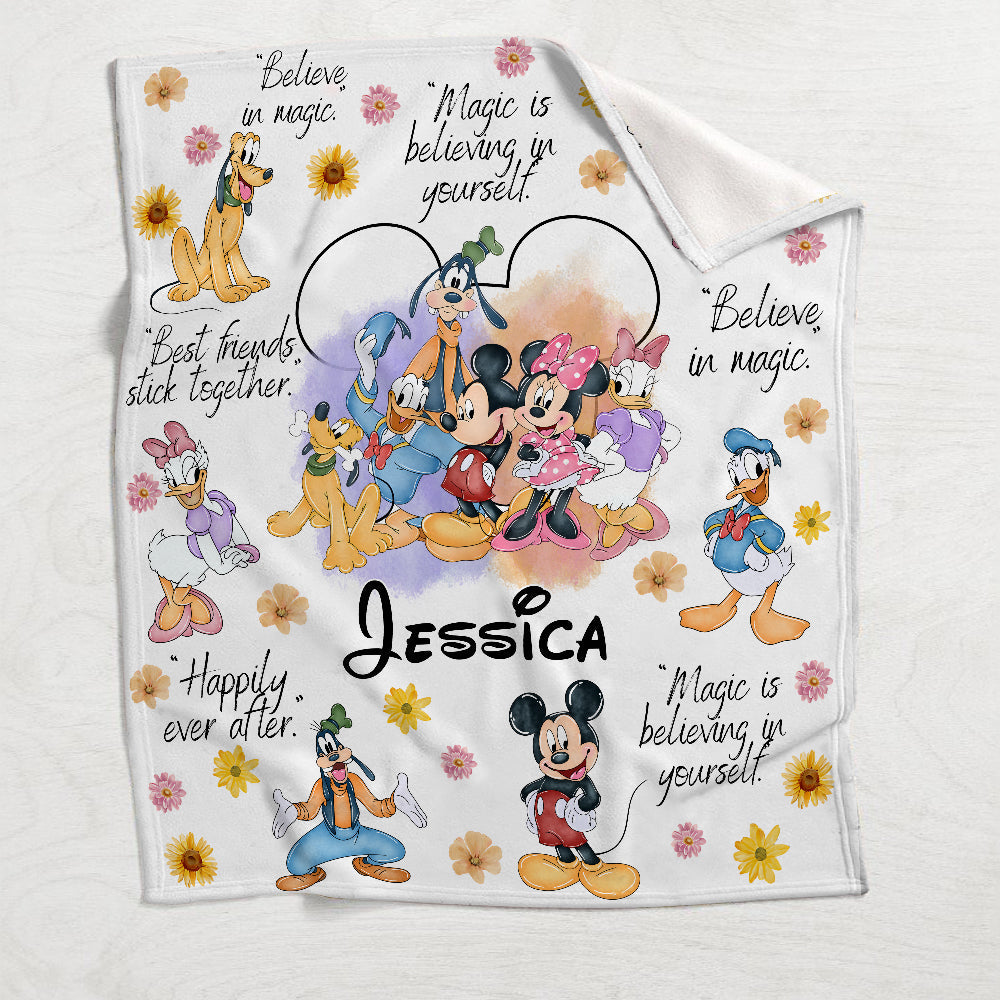 Magical Moments - Personalized Mouse Blanket