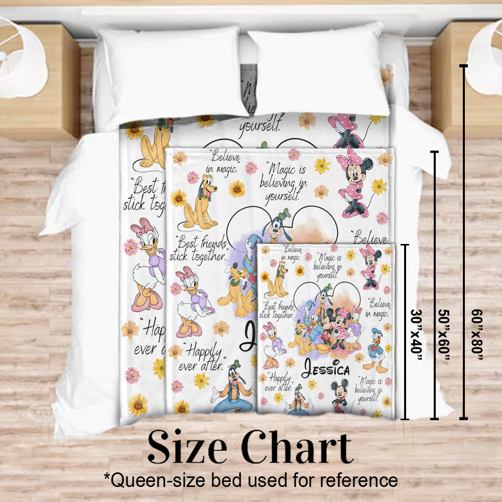 Magical Moments - Personalized Mouse Blanket