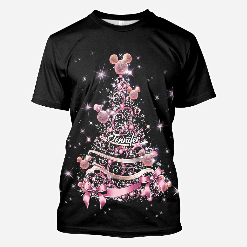 Magical Christmas Tree - Personalized Mouse All Over Shirt