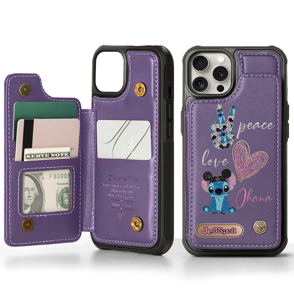 Ohana Means Family - Personalized Ohana Wallet Phone Case
