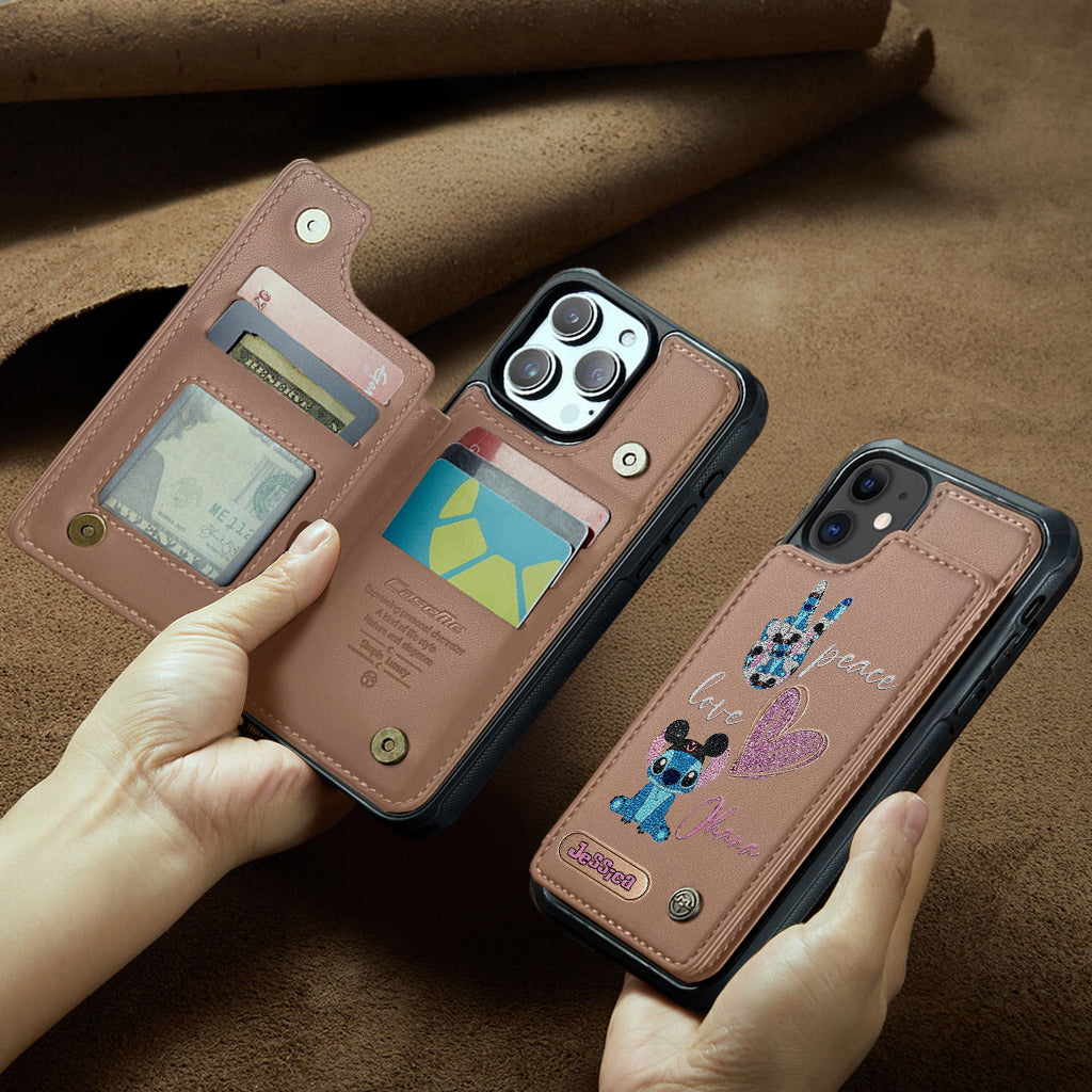 Ohana Means Family - Personalized Ohana Wallet Phone Case