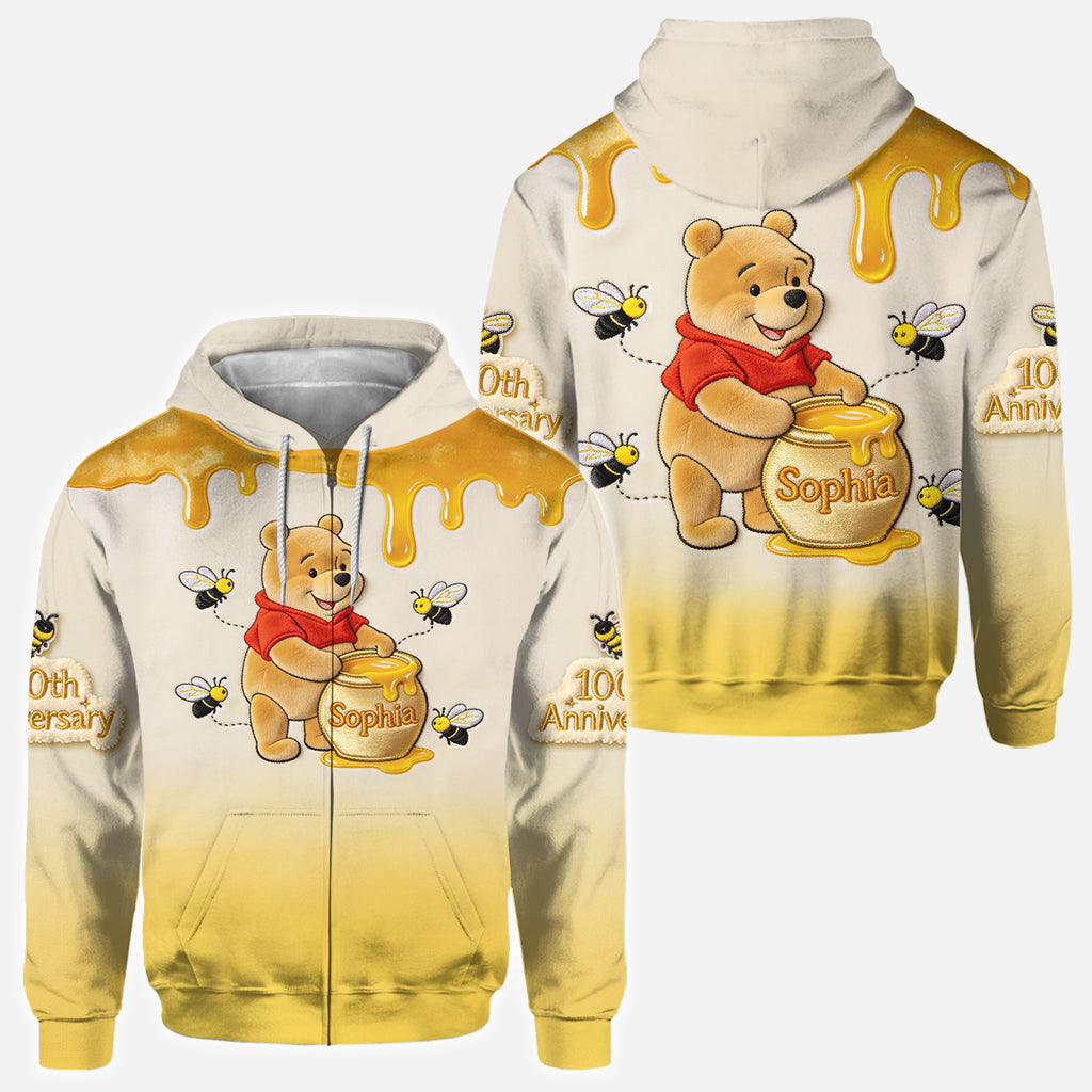 Honey Bear 100th Anniversary - Personalized Mouse All Over Shirt