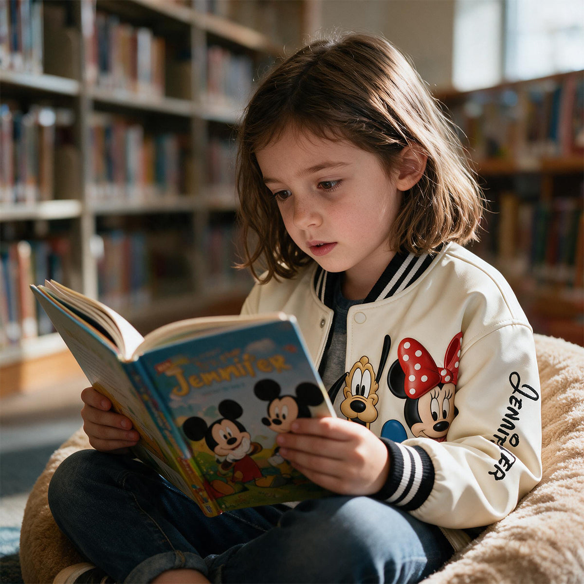 Magical Friends - Personalized Mouse Varsity Jacket