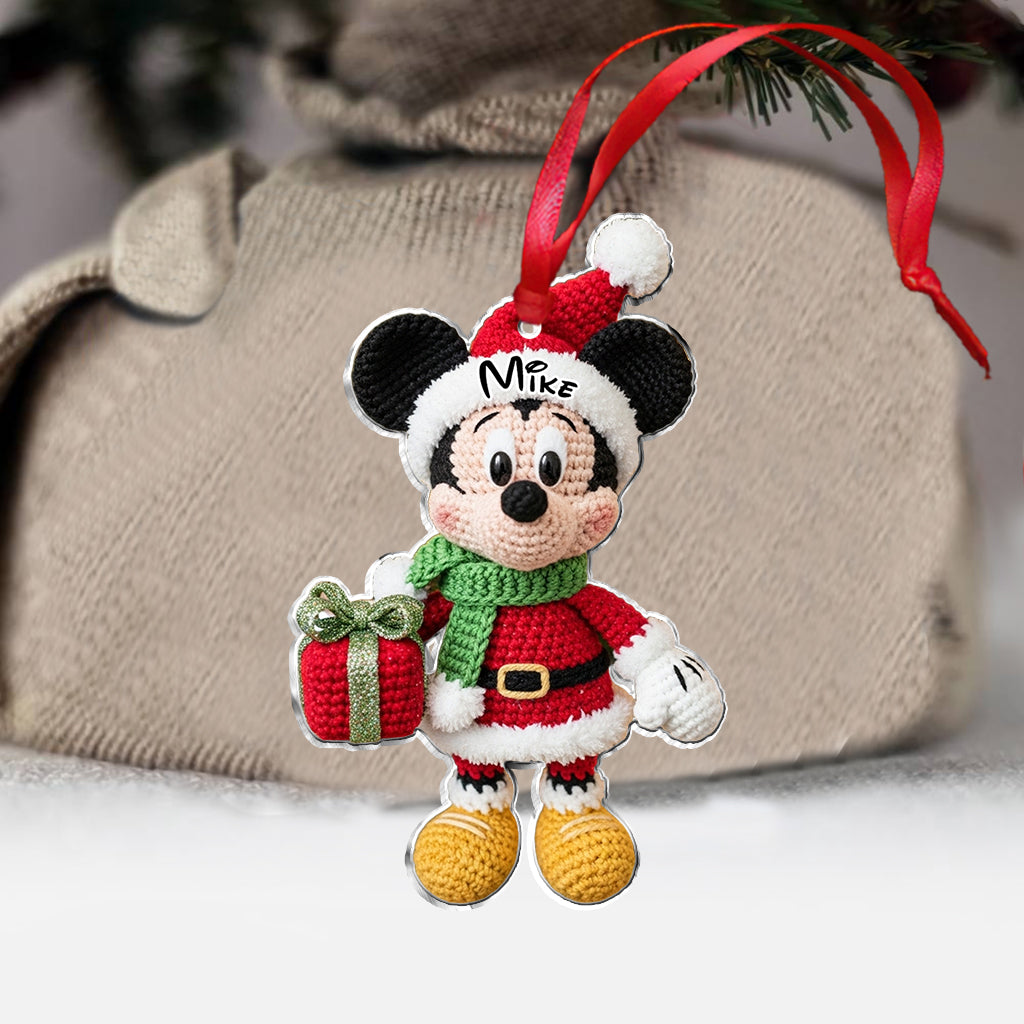 Merry Magical Christmas - Personalized Mouse Ornament