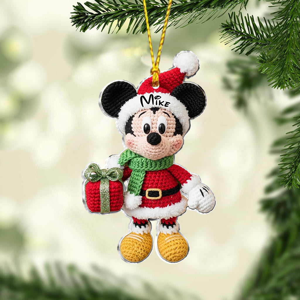 Merry Magical Christmas - Personalized Mouse Ornament