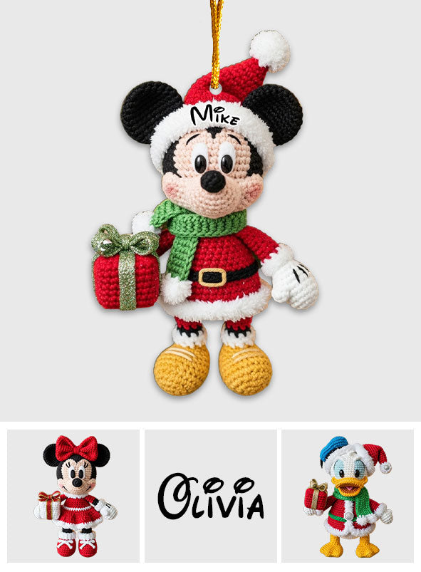 Merry Magical Christmas - Personalized Mouse Ornament