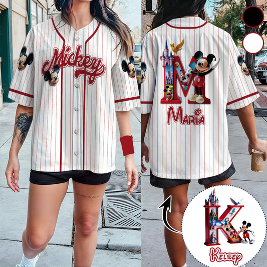 Magical Day - Personalized Mouse Baseball Jersey