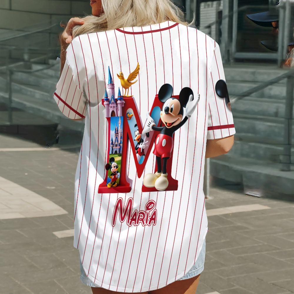 Magical Day - Personalized Mouse Baseball Jersey