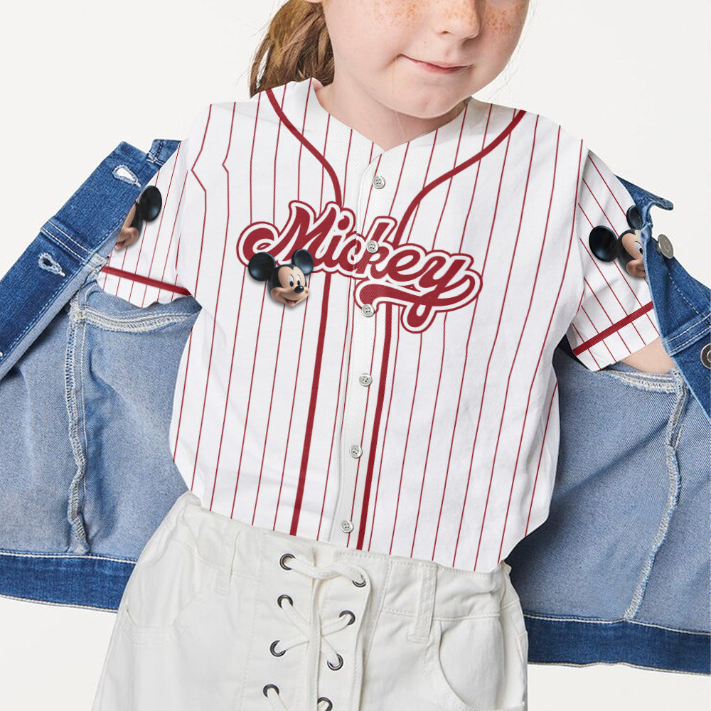 Magical Day - Personalized Mouse Baseball Jersey