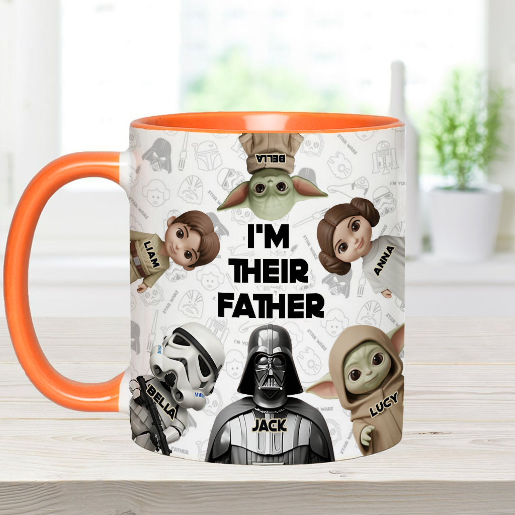 I'm Their Father - Personalized The Force Accent Mug