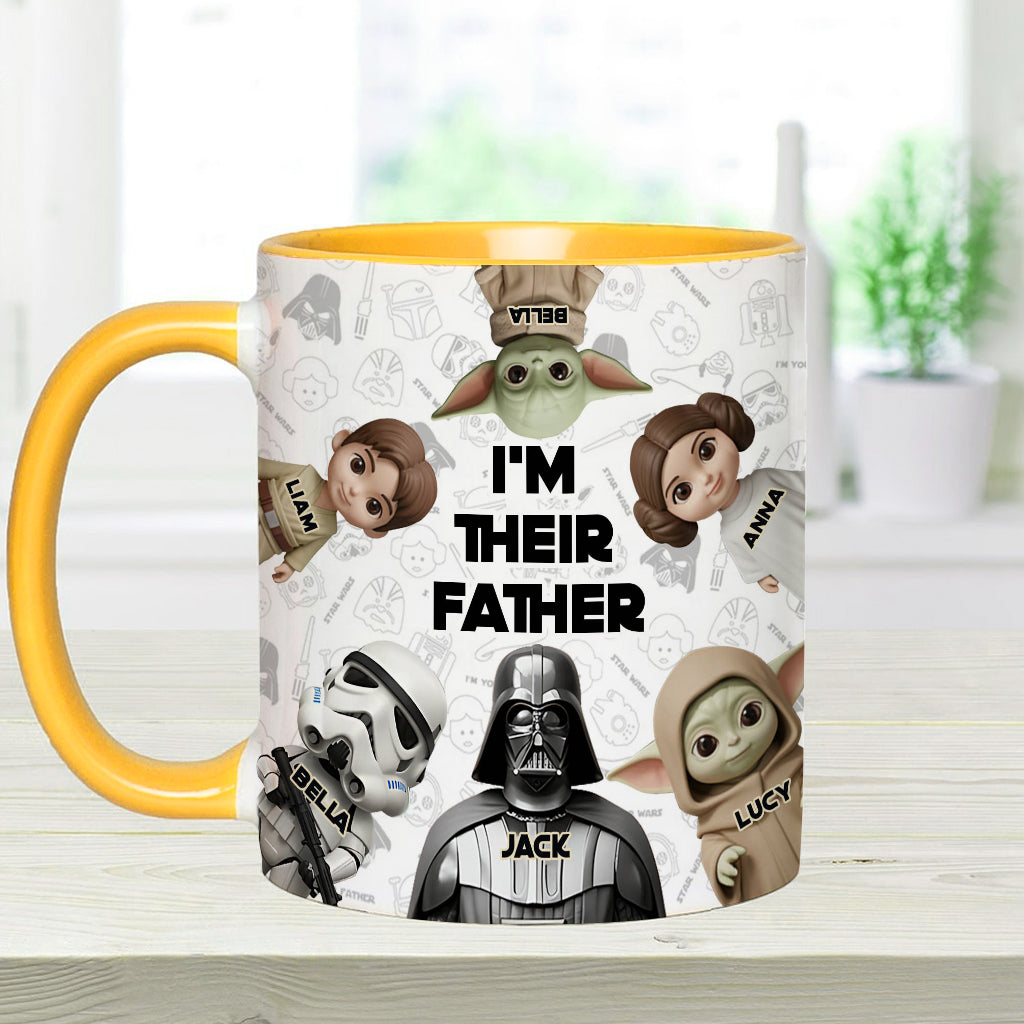 I'm Their Father - Personalized The Force Accent Mug