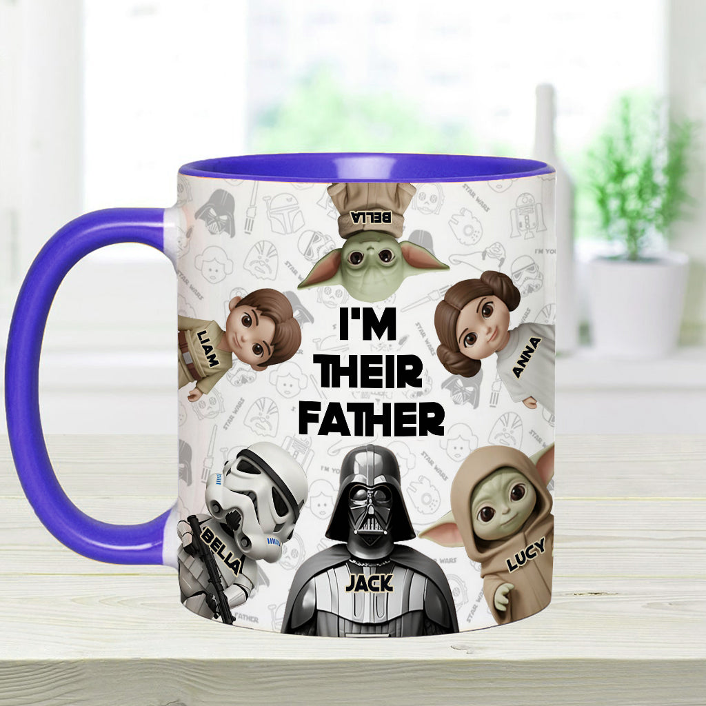I'm Their Father - Personalized The Force Accent Mug