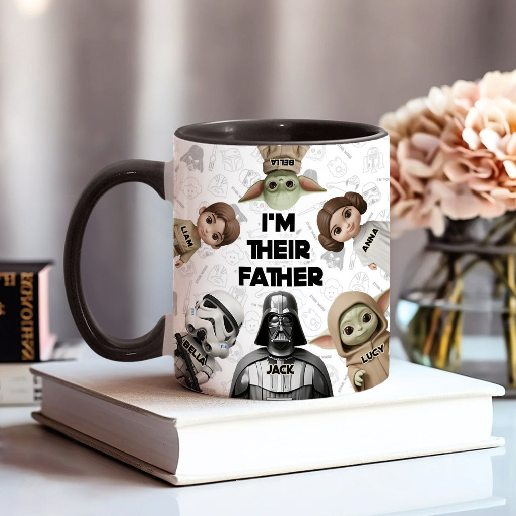 I'm Their Father - Personalized The Force Accent Mug