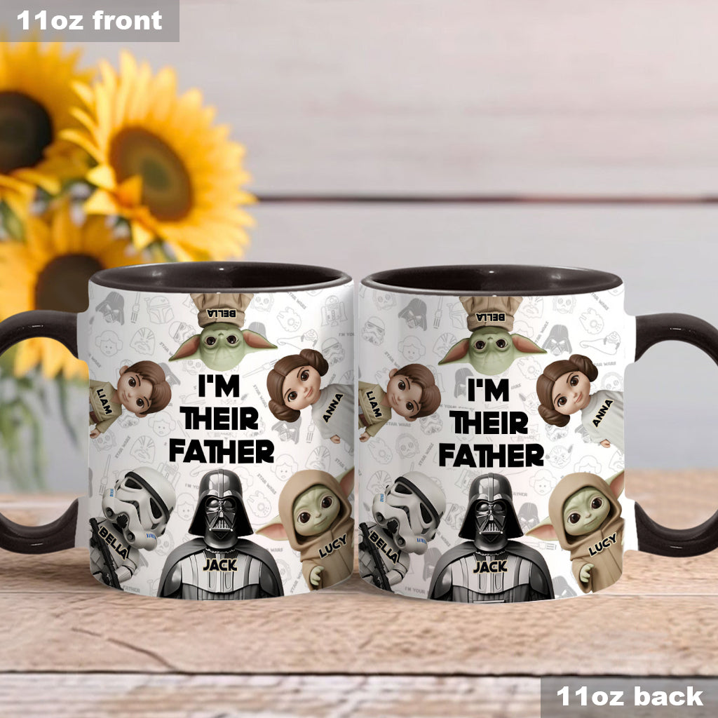 I'm Their Father - Personalized The Force Accent Mug