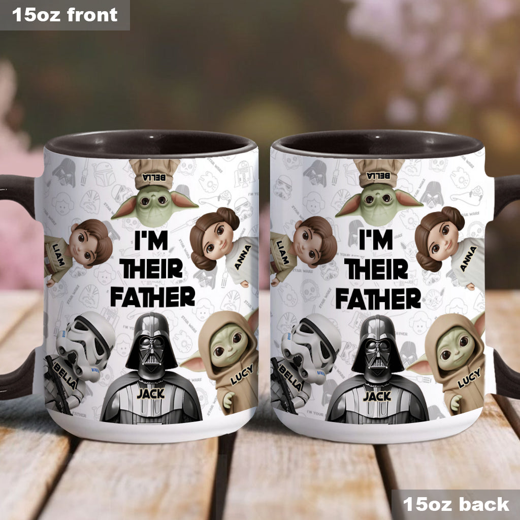 I'm Their Father - Personalized The Force Accent Mug