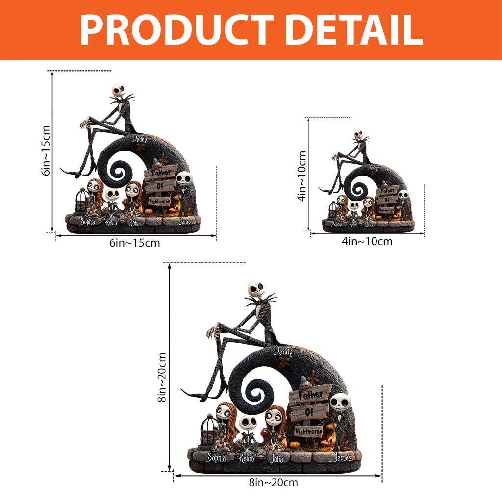 Father Of Nightmares - Personalized Nightmare Custom Shaped Acrylic Plaque