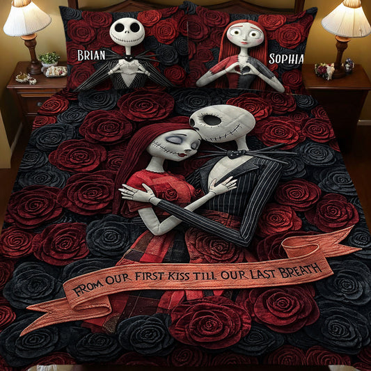From Our First Kiss - Personalized Nightmare Quilt Set