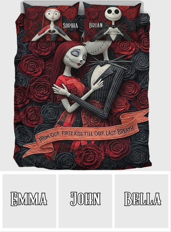 From Our First Kiss - Personalized Nightmare Quilt Set