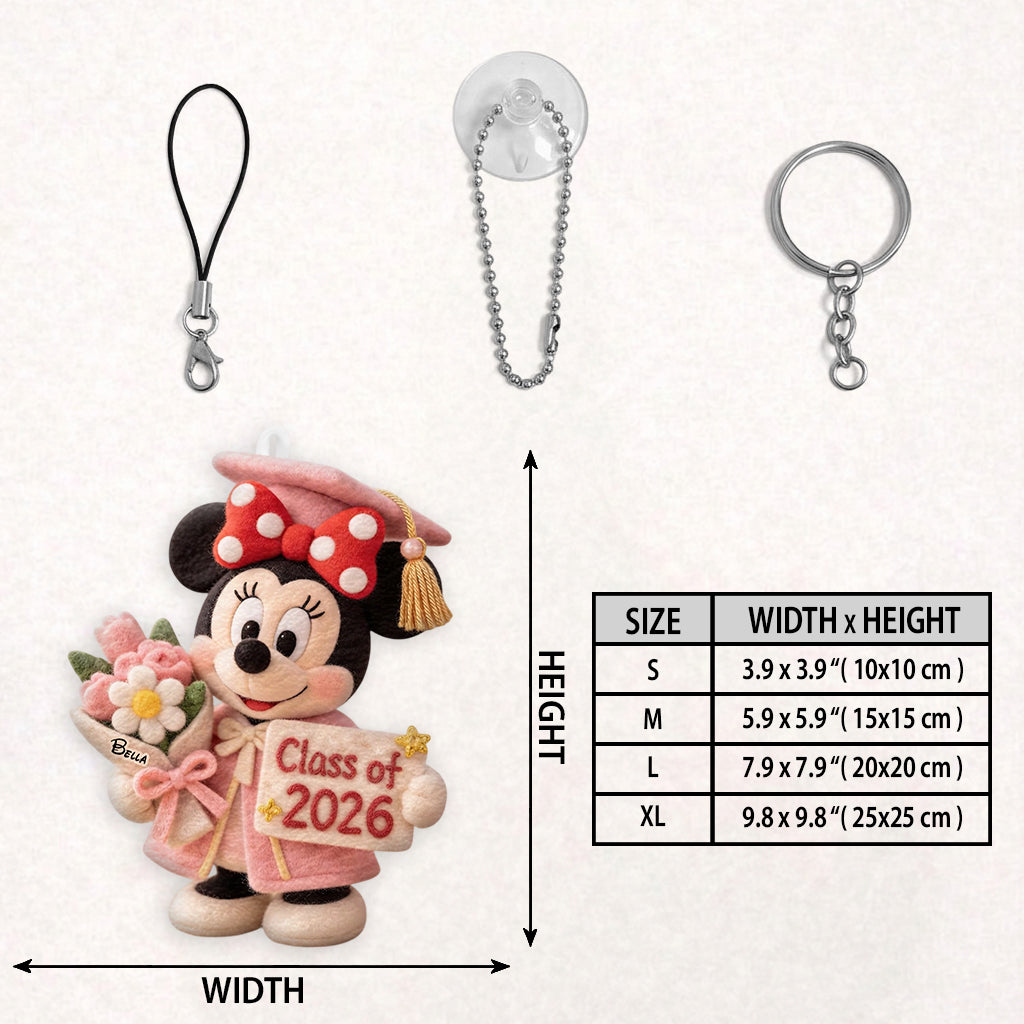 Class Of 2026 - Personalized Graduation Plush Keychain