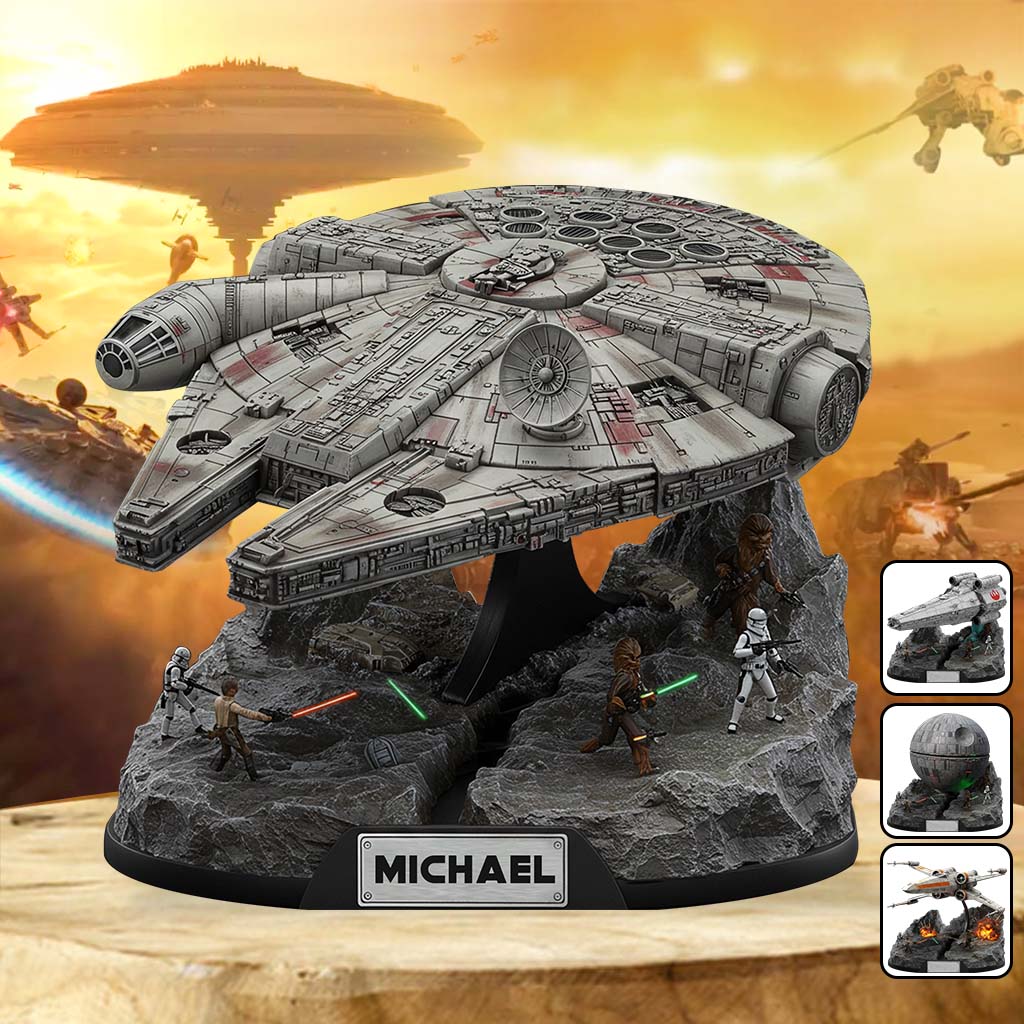 The Best In The Galaxy - Personalized The Force Custom Shaped Acrylic Plaque