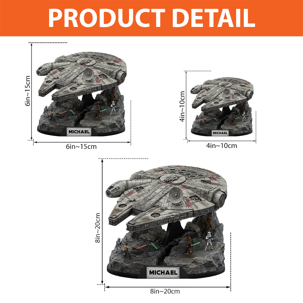 The Best In The Galaxy - Personalized The Force Custom Shaped Acrylic Plaque