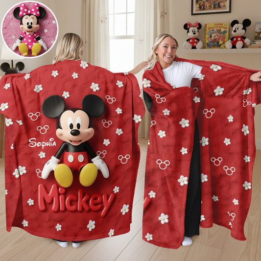 Magical Friends - Personalized Mouse Wearable Blanket