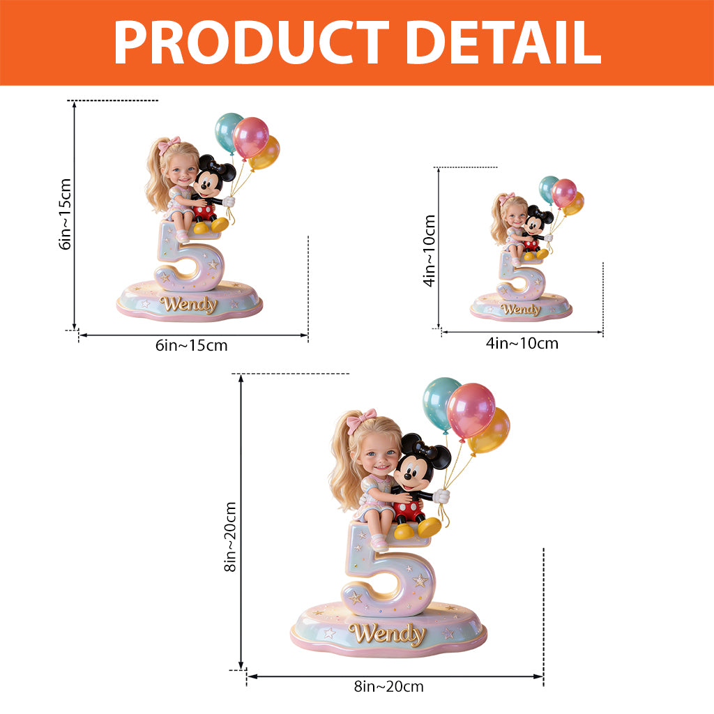 Any Photo Perfect Birthday Gift - Personalized Mouse Custom Shaped Acrylic Plaque