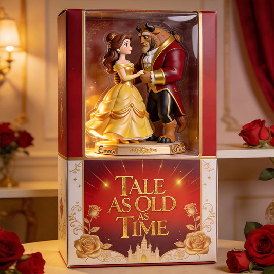 Tale As Old As Time - Personalized Beauty And The Beast Custom Shaped Acrylic Plaque