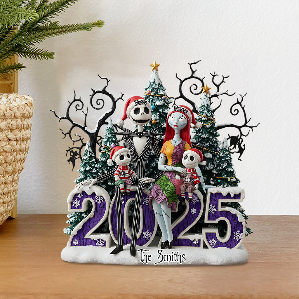 Scary Family - Personalized Nightmare Custom Shaped Acrylic Plaque
