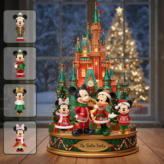 Our Christmas - Personalized Mouse Custom Shaped Acrylic Plaque