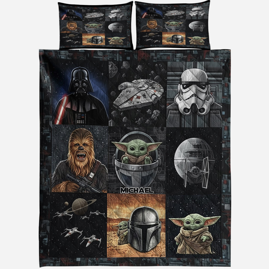 The Force - Personalized The Force Quilt Set