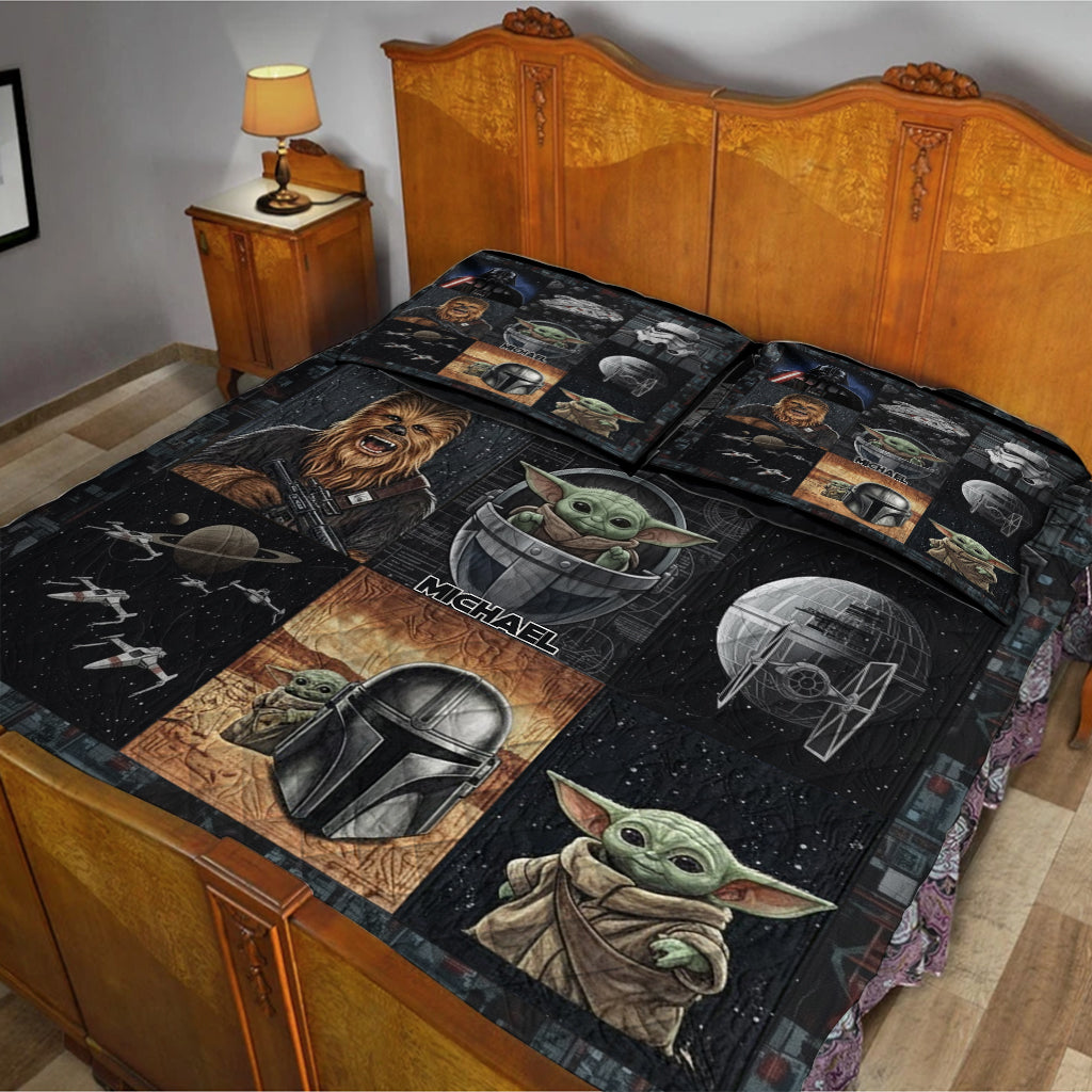 The Force - Personalized The Force Quilt Set