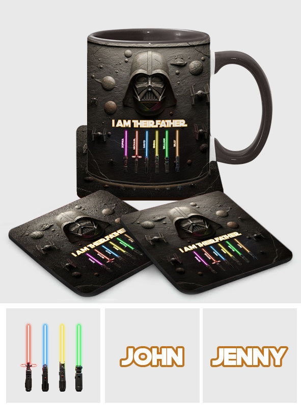 Best Dad, Grandpa, Uncle,...In The Galaxy - Personalized The Force Accent Mug