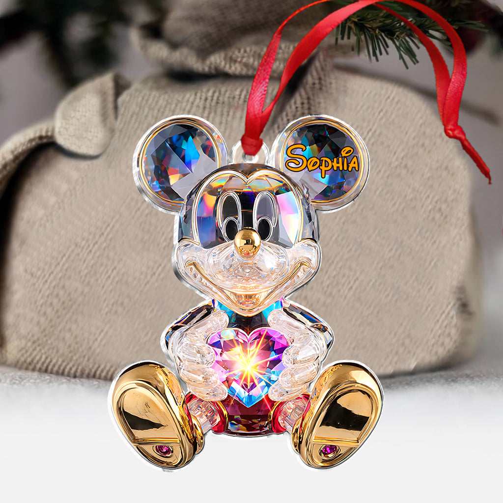 Merry Christmas - Personalized Mouse Ornament