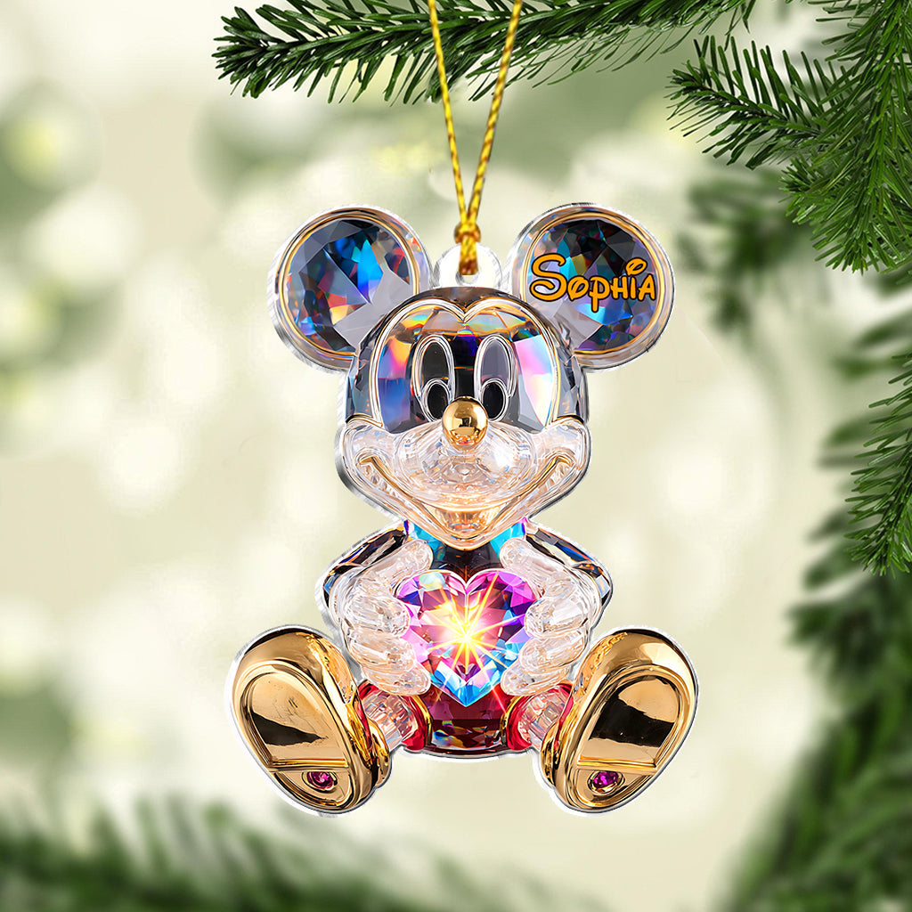 Merry Christmas - Personalized Mouse Ornament