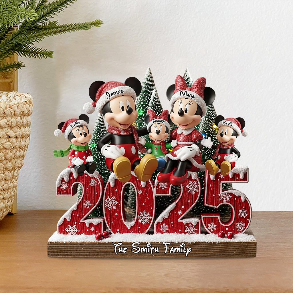 Magic Family - Personalized Mouse Custom Shaped Acrylic Plaque