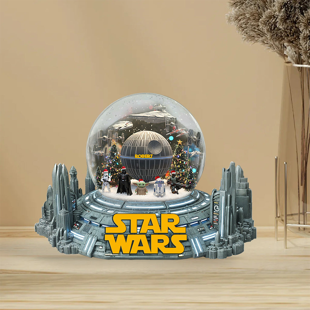 Merry Christmas - Personalized The Force Custom Shaped Acrylic Plaque