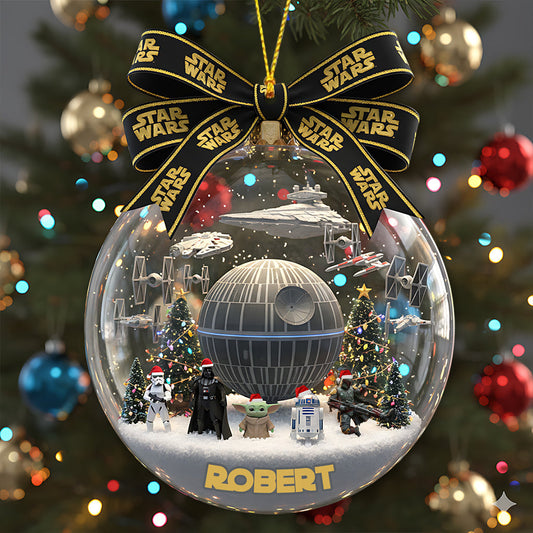 Merry Christmas - Personalized The Force Ornament