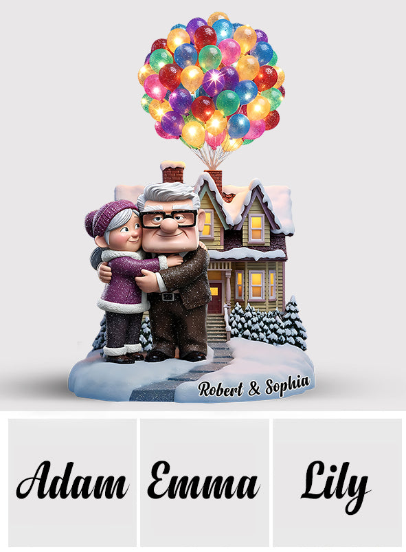 You & Me - Personalized Mouse Custom Shaped Acrylic Plaque