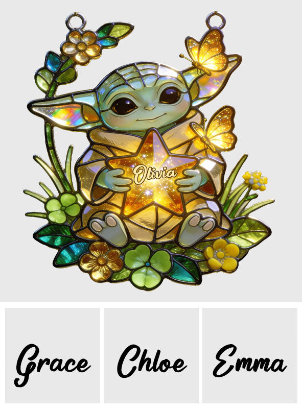 Any Photo Magical Friends - Personalized Mouse Window Hanging Suncatcher Ornament