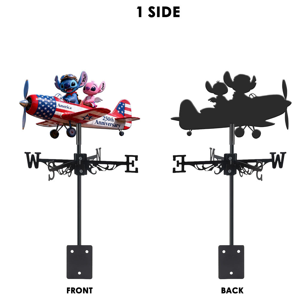 Happy Couple - Personalized Ohana Weather Vane
