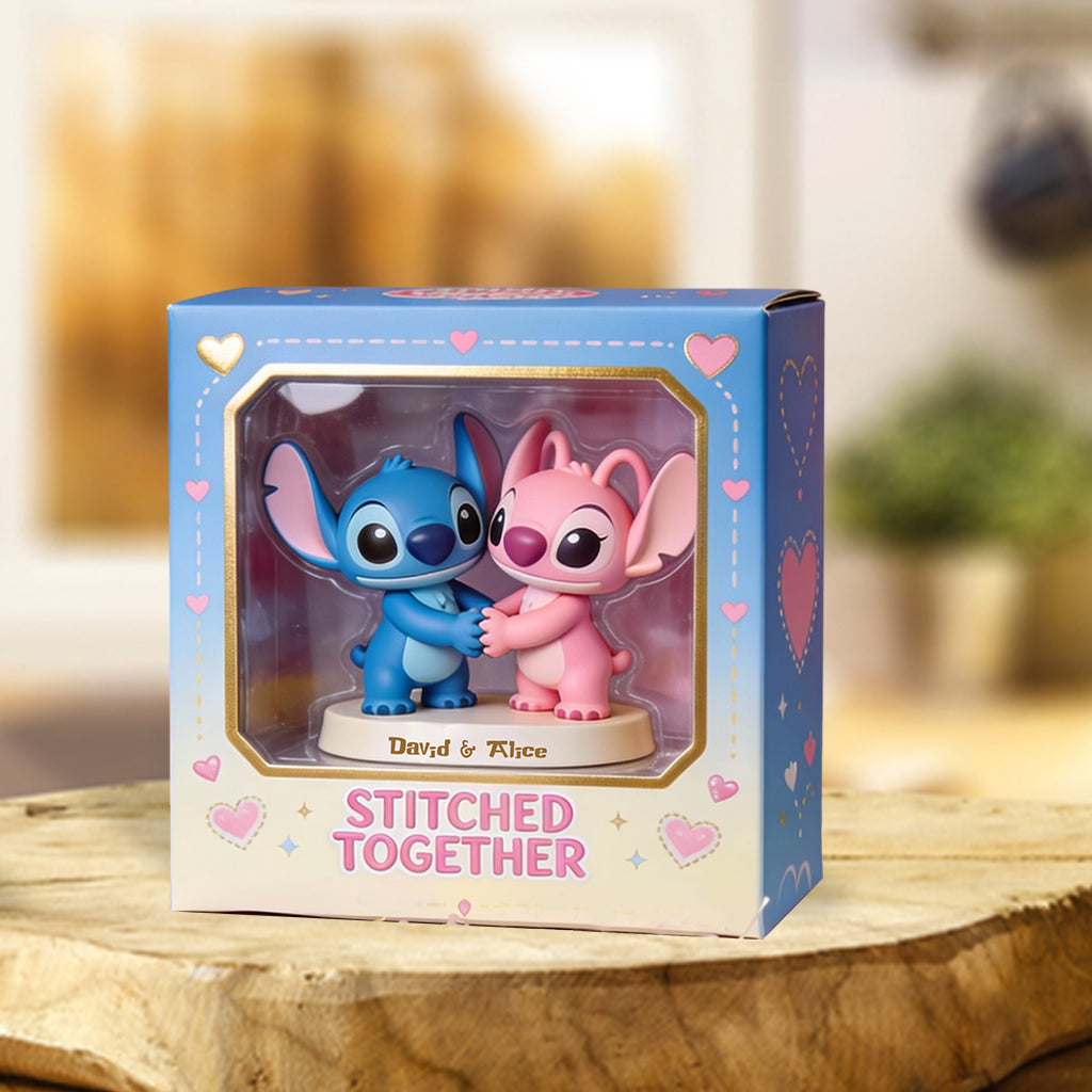 Stitched Together - Personalized Ohana Custom Shaped Acrylic Plaque