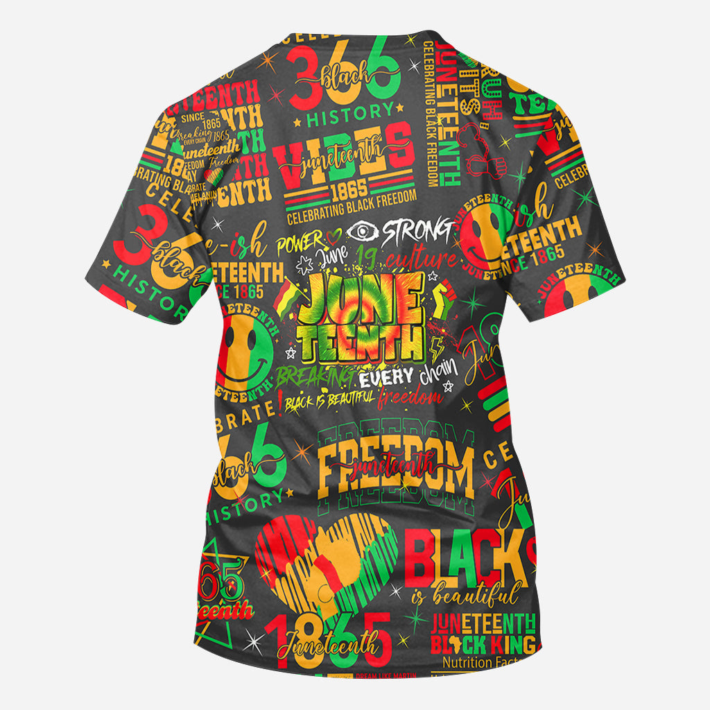 Juneteenth 1865 - Personalized African American All Over Shirt