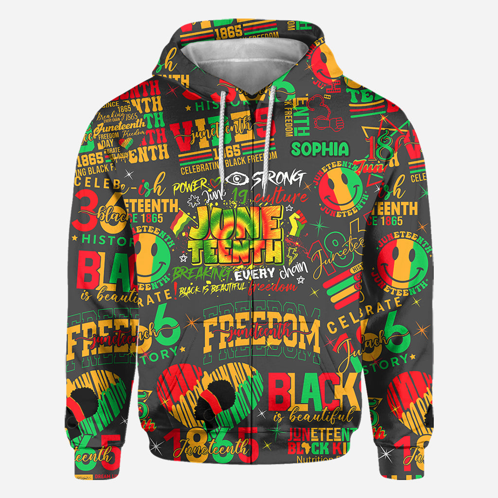 Juneteenth 1865 - Personalized African American All Over Shirt