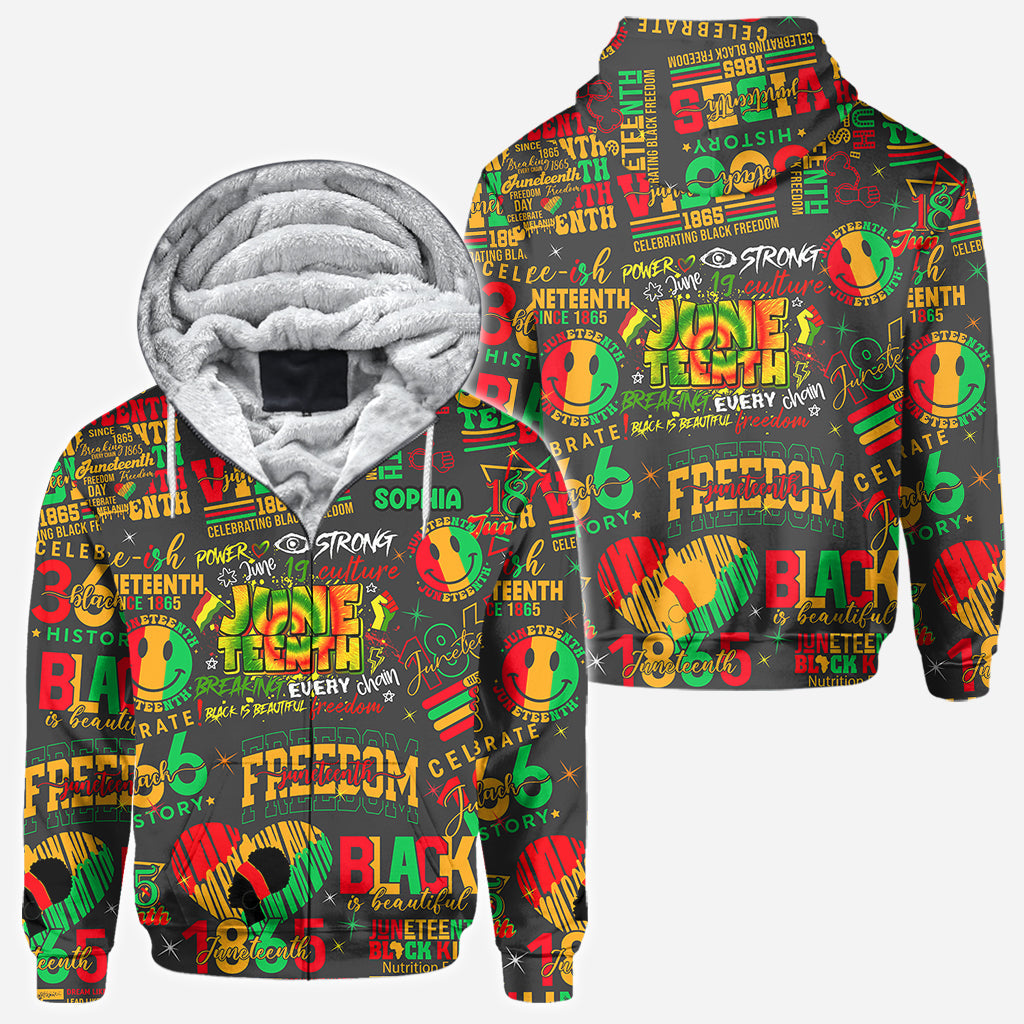 Juneteenth 1865 - Personalized African American All Over Shirt