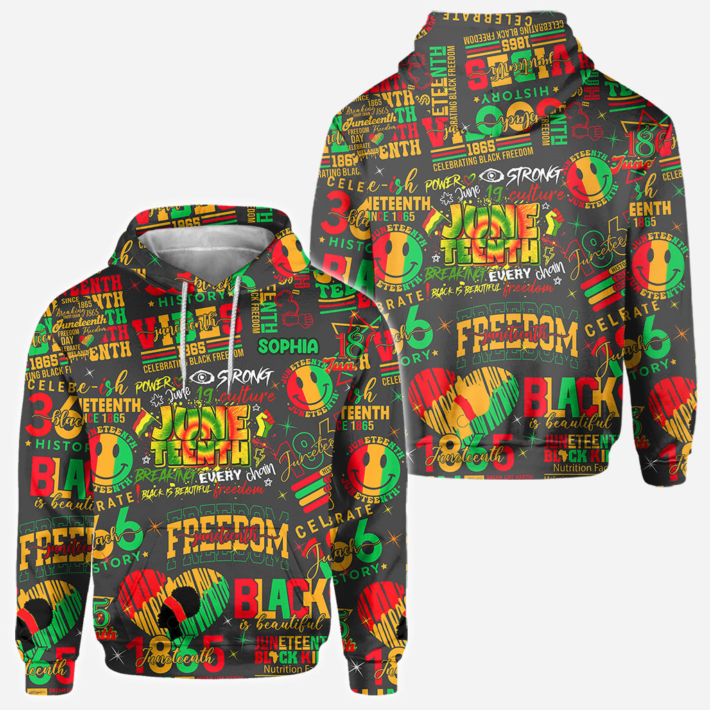 Juneteenth 1865 - Personalized African American All Over Shirt