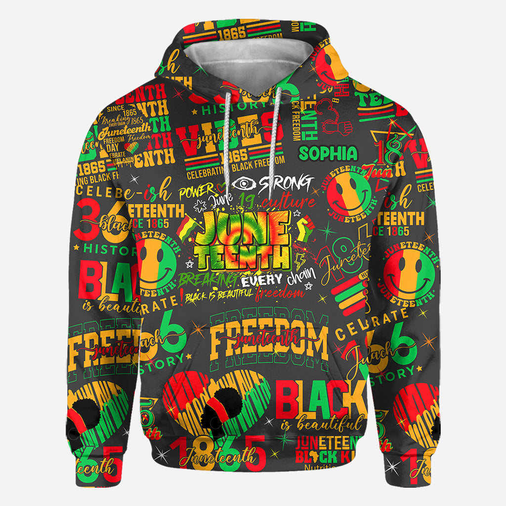 Juneteenth 1865 - Personalized African American All Over Shirt