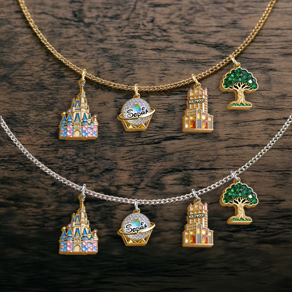 Magical World - Personalized Dream Trip Metal Necklaces With Pendants